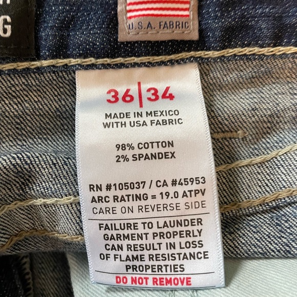 Ariat NWT Men’s M5 Ryley FR (Flame Resistant) DuraStretch Work Jeans. Size 36/34 - Picture 15 of 15